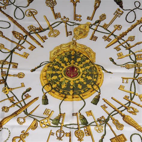 hermes les cles scarf